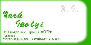 mark ipolyi business card